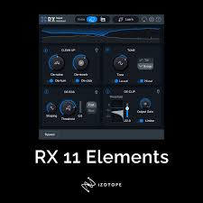 iZotope RX11                     Elements